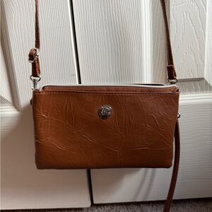 Brown Leather Crossbody Bag